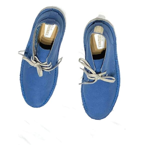 Original Clarks Women's Desert Aerial Booties Ankle Boots Blue 7 - Picture 2 of 9